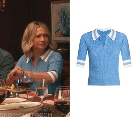 Blue Bloods: Season 13 Episode 2 Eddie's Blue Polo Top | Shop Your TV