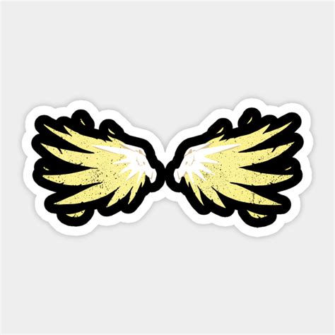 Mercy Wings [Texturized] - Mercy - Sticker | TeePublic