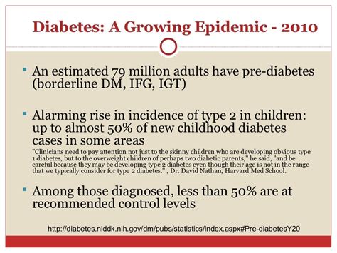 Diabetes A Growing Epidemic