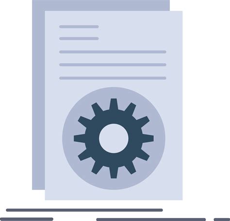 Code Executable File Running Script Flat Color Icon Vector