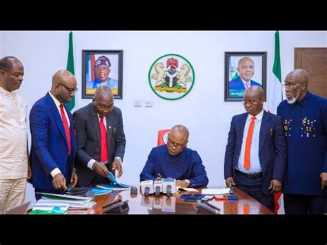 Gov Mbah Signs New Enugu City GIS ENSIEC Bills Into Law YouTube