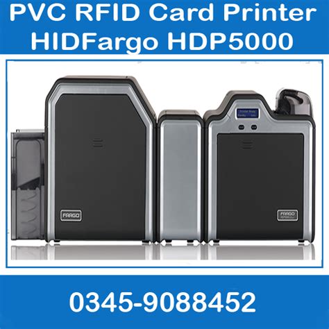 Fargo Hdp 5000 Pvc Rfid Mifare 1k Card Printing Dual Side Re Transfer Film Printer Pvc Card