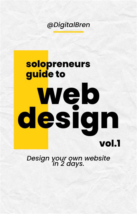 Mastering Web Design As A Solopreneur Unveiling The Ultimate Guide