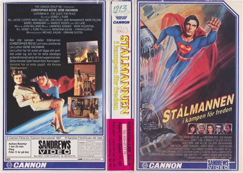 Superman 4 The Quest For Peace 1987 swedish VHS : Free Download, Borrow, and Streaming ...