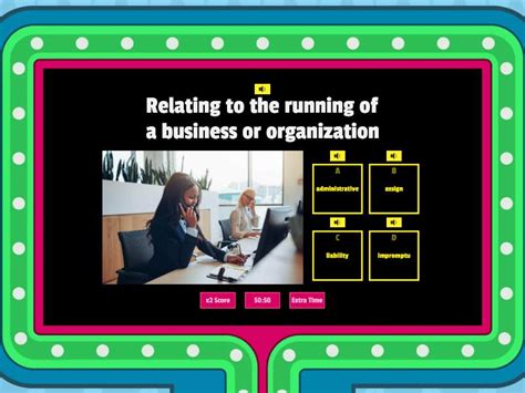 Secret Samantha Vocabulary - Gameshow quiz