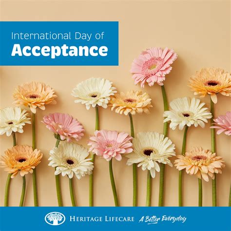 News & events • International Day of Acceptance • Heritage Lifecare