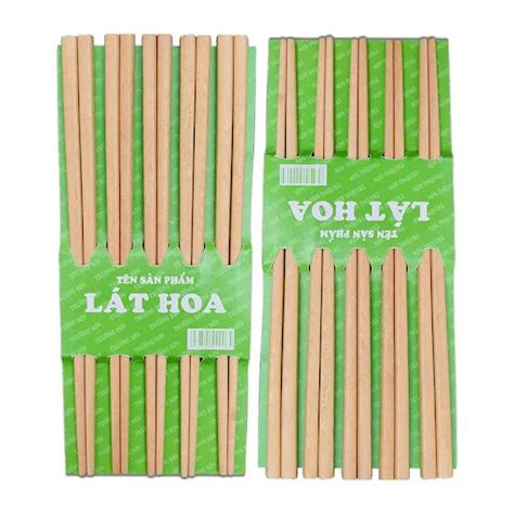 Đũa gỗ lát hoa 10 đôi