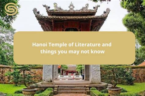 Hanoi Temple of Literature and things you may not know