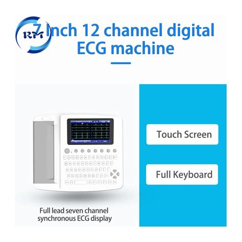 Rayman Portable 12 Channel EKG Digital EKG ECG Machine Twelve Channel