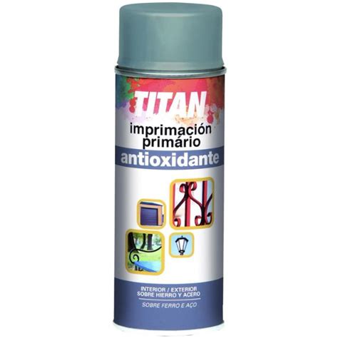 Ml Spray Primario Zinco Cinza Titan