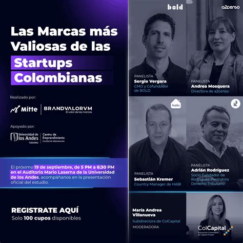 Las marcas más valiosas de las startups colombianas - Scaleupbog