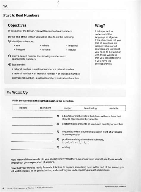 Math U See Algebra I Principles Of Secondary Mathematics Universal Set