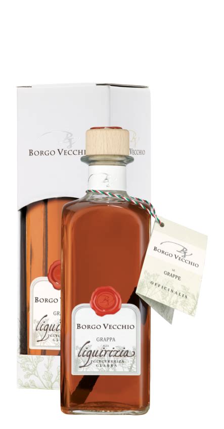 Grappa Aromatizzata Alla Liquirizia Ml Borgo Vecchio Distilleria