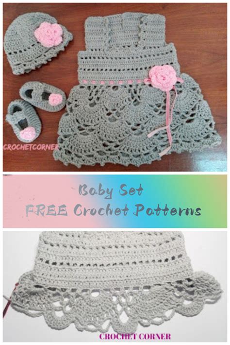 Baby Set FREE Crochet Patterns IGOODideas