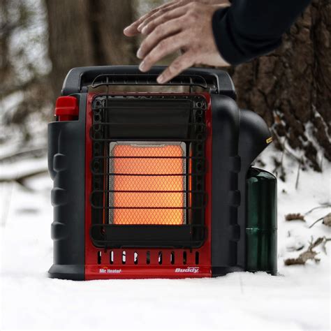 Mr Heater F232000 Mh9bx Buddy 4 000 9 000 Btu Indoor Safe Portable Propane Radiant Heater Red