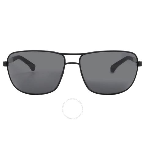 Emporio Armani Grey Navigator Men S Sunglasses Ea2033 309487 64 8053672468724 Sunglasses