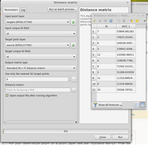 Measuring Distance Between Points Using Qgis Geographic Information