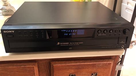 Sony Cdp Ce Carousel Disc Cd Player Changer Optical Digital System