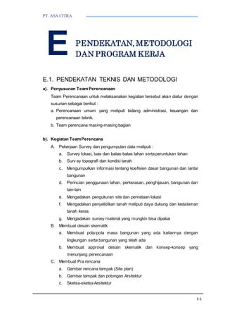 E Pendekatan Metodologi Dan Program Kerja Pdf