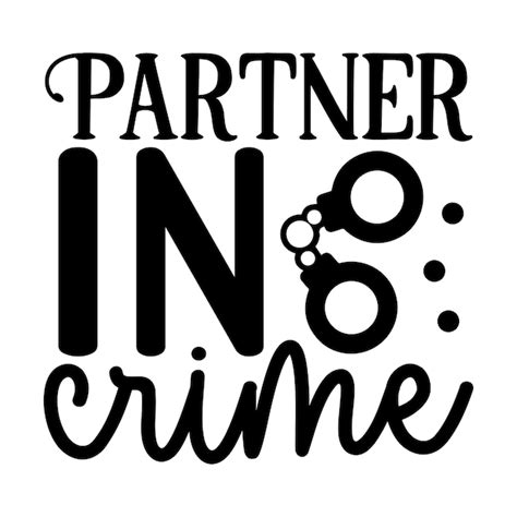 premium vector partner  crime svg