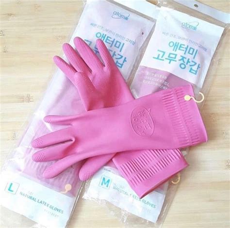 Хозяйственные перчатки Atomy Natural Latex Gloves Корейские перчатки ...
