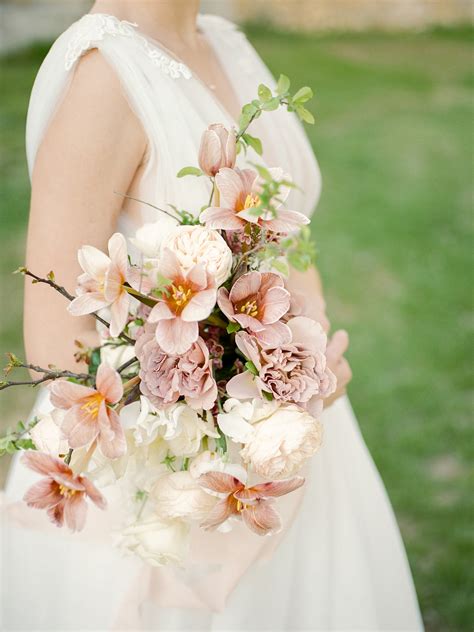 Blush Pink Wedding Bouquets For The Fine Art Bride