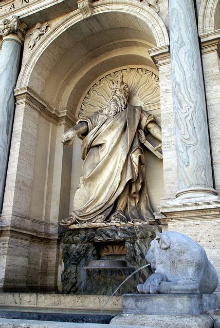 Rom Piazza San Bernardo Fontana Dell Acqua Felice Mosesbrunnen