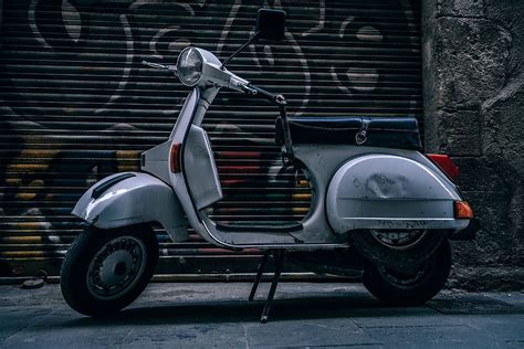 HD wallpaper: Photo of Vespa Scooter Near Body Of Water, bike, classic ...