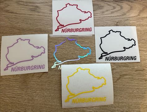 Nürburgring Stickers Car Luxury MX Truck Motorcycle MTB - Etsy