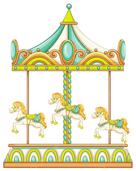 Merry Go Round Happy Clipart Ride Vector Happy Clipart Ride Png And