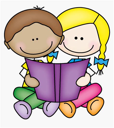 Children Reading And Writing In The Park Royalty Free SVG - Clip Art ...