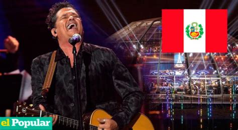 Carlos Vives En Lima Cu Ndo Y D Nde Es El Concierto Precio De