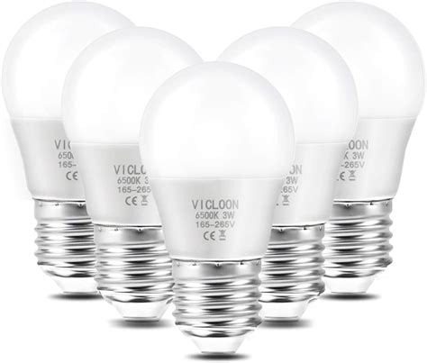 Vicloon Er Pack E Led Lampe G Led Birne W Ersetzt W Gl Hlampen