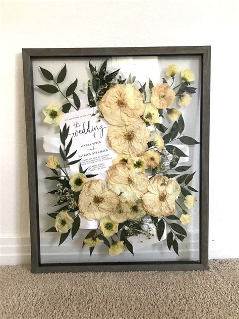 Pressed Wedding Bouquet X Bridal Bouquet Preservation Etsy