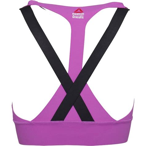 Buy Reebok Womens Crossfit Bonded Sports Bra Vicious Violet