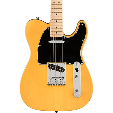 Squier Affinity Series Telecaster Maple Fingerboard Electric Guitar Butterscotch Blonde Guitar