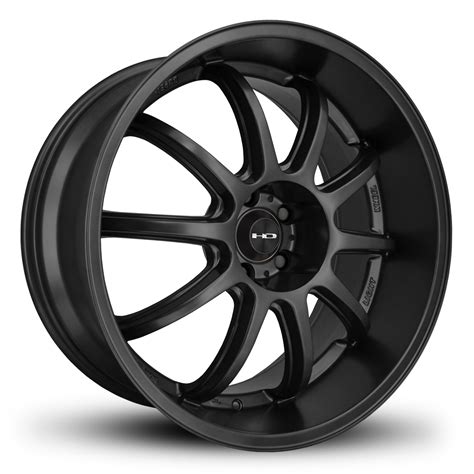 HD Wheels Clutch 20x10 +25 5x114.3mm 73.1mm Satin Black