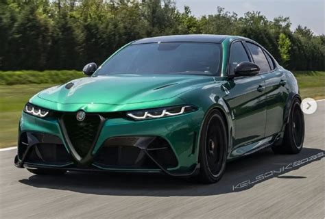 Nuova Alfa Romeo Giulia Gta La Versione Più Estrema Avrà Eredi Render