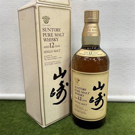 A 未開栓古酒suntoryサントリー 山崎12年 ピュアモルトウイスキー 750ml 43日本｜売買されたオークション情報