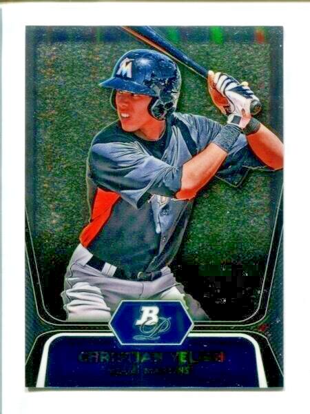 2012 Bowman Platinum Christian Yelich Prospects BPP49 EBay