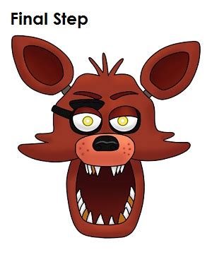 How To Draw Foxy Five Nights At Freddy S