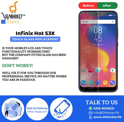 Infinix Hot S3X Touch Glass Repair Cost No Risk
