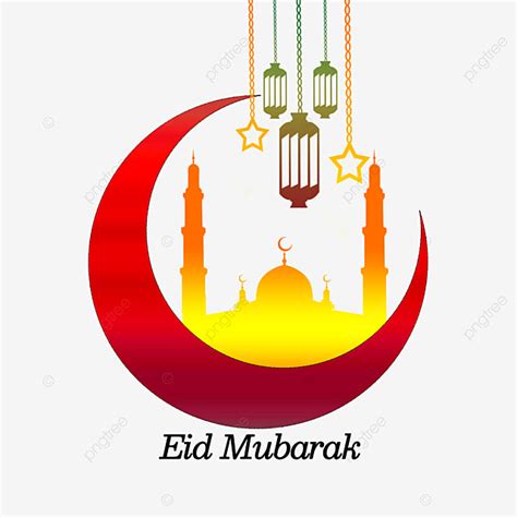 Eid Mubarak Mosque Png Transparent Decorated Eid Mubarak Png With