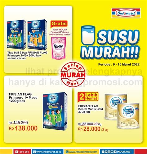 INDOMARET Promo HARGA HEBOH MINYAK MURAH Dan SUSU MURAH Periode 09 15