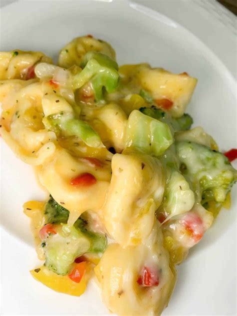 Broccoli Cheese Tortellini Bake Hot Rod S Recipes