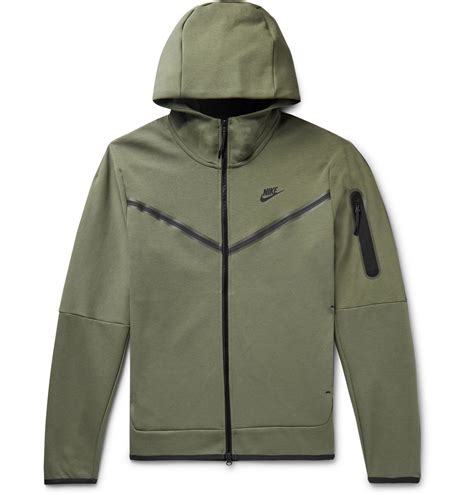 Nike Sportswear Tech Fleece Zip Up Hoodie Green Nike