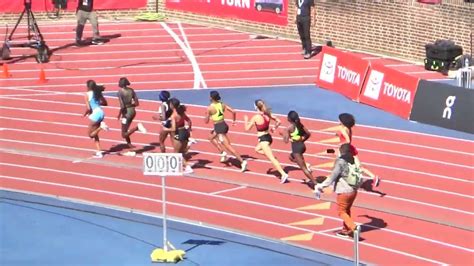 The Penn Relays Olym Dev Women S M Elite Athing Mu Youtube