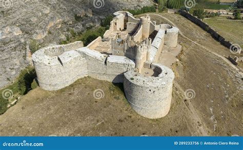 Views Of The Beautiful Castle Of Berlanga De Duero In The Province Of