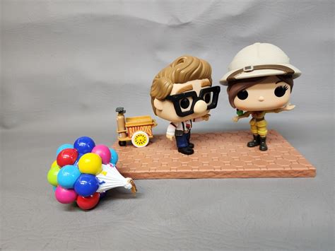 Funko Pop Disney Pixar Up Carl Ellie With Balloon Cart Boxlunch