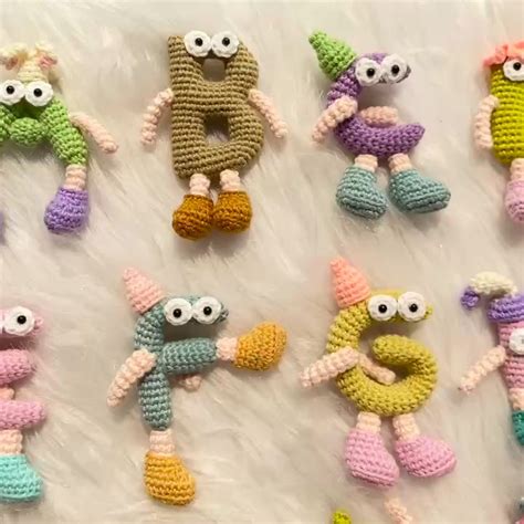 Crochet Alphabet Letters Pattern | Amigurumi